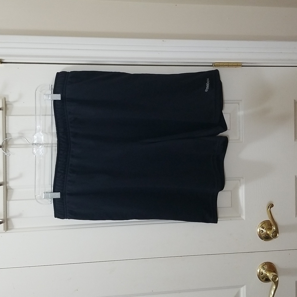 3/$12 Reebok black basketball shorts sz XL